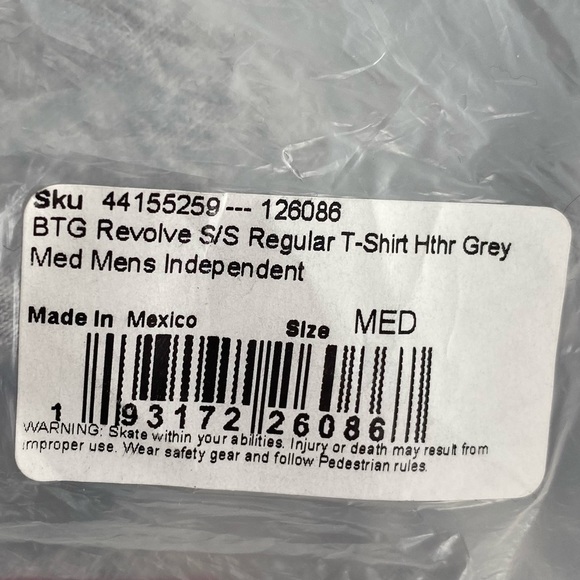 INDEPENDENT - BTG Revolve S/S Regular T-Shirt - Heather Grey - Picture 5 of 7